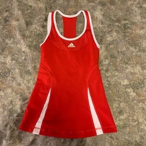 Red Adidas Athletic top